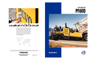 ट्रैक्ड एस्फाल्ट पेवर Volvo PF 6110