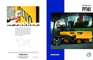 ट्रैक्ड एस्फाल्ट पेवर Volvo PF161