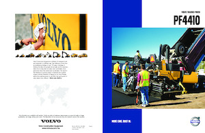 ट्रैक्ड एस्फाल्ट पेवर Volvo PF4410