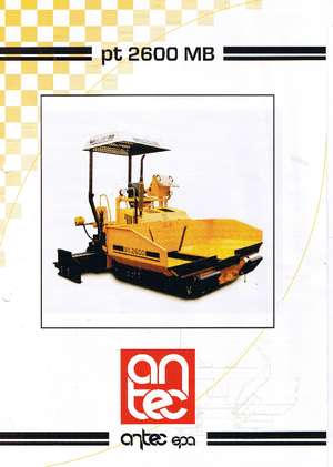 ट्रैक्ड एस्फाल्ट पेवर Antec PT 2600 MB