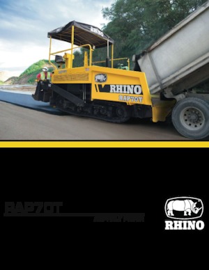 ट्रैक्ड एस्फाल्ट पेवर RHINO RAP70T