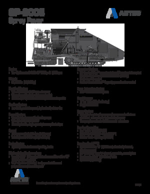 ट्रैक्ड एस्फाल्ट पेवर Astec ROADTEC SP-200
