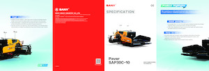 ट्रैक्ड एस्फाल्ट पेवर Sany SAP30C-10