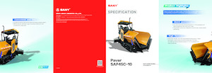 ट्रैक्ड एस्फाल्ट पेवर Sany SAP45C-10