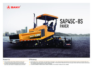 ट्रैक्ड एस्फाल्ट पेवर Sany SAP45C-8S