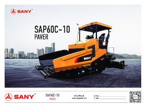 ट्रैक्ड एस्फाल्ट पेवर Sany SAP60C-10