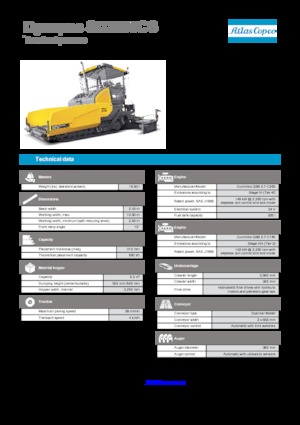 ट्रैक्ड एस्फाल्ट पेवर Dynapac SD 2500 CS 