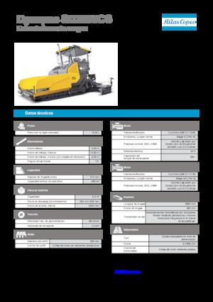 ट्रैक्ड एस्फाल्ट पेवर Dynapac SD 2500 CS 