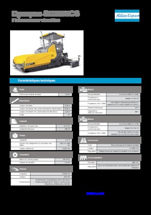 ट्रैक्ड एस्फाल्ट पेवर Dynapac SD 2500 CS 