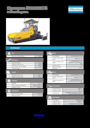ट्रैक्ड एस्फाल्ट पेवर Dynapac SD 2500 CS 