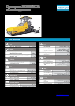 ट्रैक्ड एस्फाल्ट पेवर Dynapac SD 2500 CS 