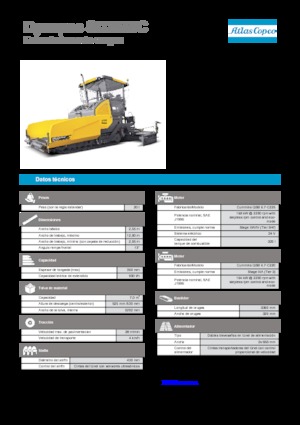 ट्रैक्ड एस्फाल्ट पेवर Dynapac SD 2550 C 