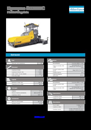 ट्रैक्ड एस्फाल्ट पेवर Dynapac SD 2550 C 