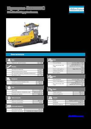 ट्रैक्ड एस्फाल्ट पेवर Dynapac SD 2550 C 
