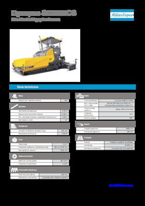 ट्रैक्ड एस्फाल्ट पेवर Dynapac SD 2550 CS