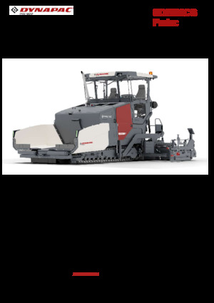 ट्रैक्ड एस्फाल्ट पेवर Dynapac SD2500CS PROTAC