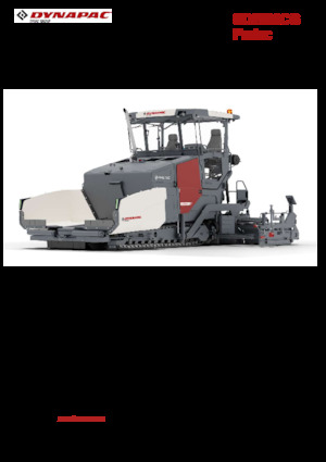 ट्रैक्ड एस्फाल्ट पेवर Dynapac SD2500CS PROTAC