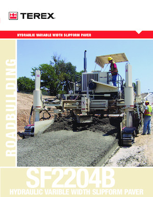 ट्रैक्ड एस्फाल्ट पेवर Terex SF2204HVW