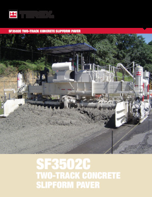 ट्रैक्ड एस्फाल्ट पेवर Terex SF3502C
