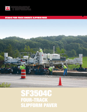 ट्रैक्ड एस्फाल्ट पेवर Terex SF3504C