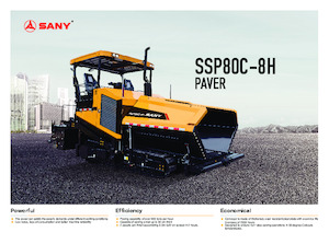 ट्रैक्ड एस्फाल्ट पेवर Sany SSP80C-8H