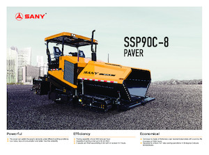 ट्रैक्ड एस्फाल्ट पेवर Sany SSP90C-8 