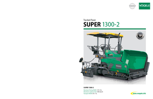 ट्रैक्ड एस्फाल्ट पेवर Vögele Super 1300-2