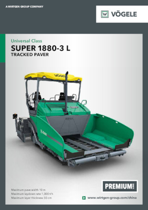 ट्रैक्ड एस्फाल्ट पेवर Vögele SUPER 1880-3 L