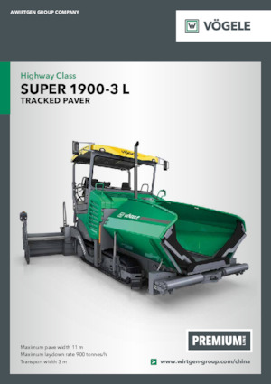 ट्रैक्ड एस्फाल्ट पेवर Vögele SUPER 1900-3 L