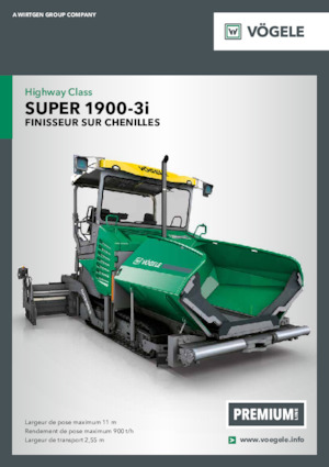 ट्रैक्ड एस्फाल्ट पेवर Vögele Super 1900-3i