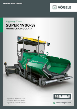 ट्रैक्ड एस्फाल्ट पेवर Vögele Super 1900-3i