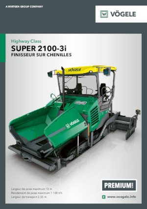 ट्रैक्ड एस्फाल्ट पेवर Vögele Super 2100-3i