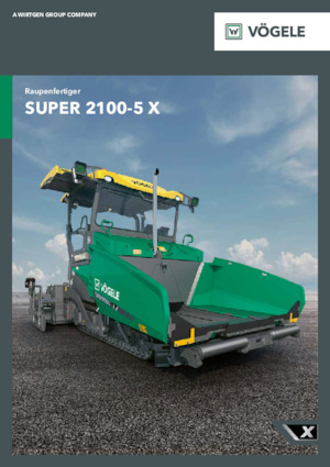 ट्रैक्ड एस्फाल्ट पेवर Vögele SUPER 2100-5 X
