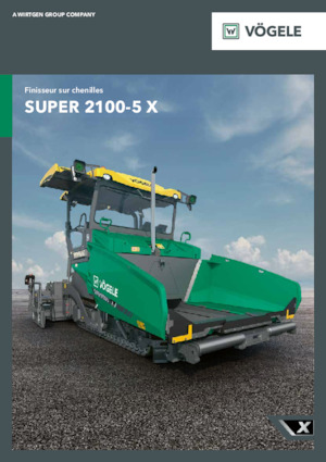 ट्रैक्ड एस्फाल्ट पेवर Vögele SUPER 2100-5 X