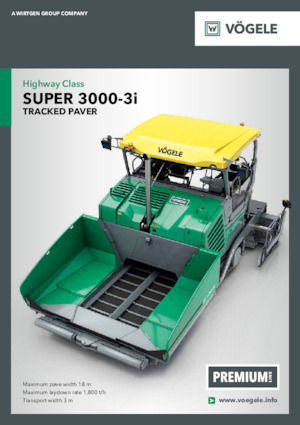 ट्रैक्ड एस्फाल्ट पेवर Vögele Super 3000-3i