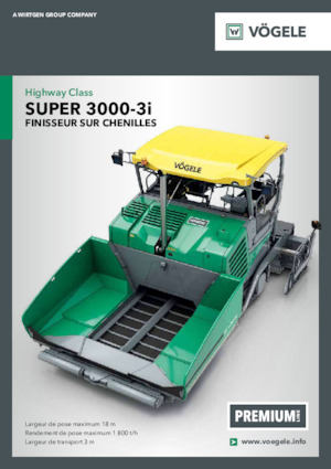 ट्रैक्ड एस्फाल्ट पेवर Vögele Super 3000-3i