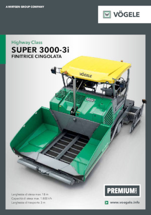 ट्रैक्ड एस्फाल्ट पेवर Vögele Super 3000-3i