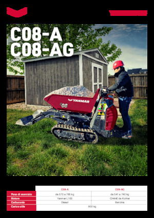 ट्रैक्ड डंपर Yanmar C08-A Power+ 