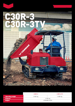 ट्रैक्ड डंपर Yanmar C30R-3 