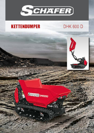 ट्रैक्ड डंपर SCHÄFER DHK 600 D