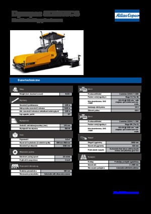 ट्रैक्ड एस्फाल्ट पेवर Dynapac SD 2500 CS