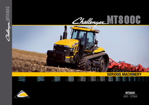 ट्रैक ट्रैक्टर Challenger MT855 C
