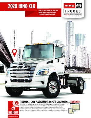 ट्रक ट्रैक्टर - ट्रैक्टर यूनिट Hino 2020 HINO XL8 4x2