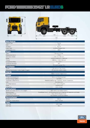 ट्रक ट्रैक्टर - ट्रैक्टर यूनिट Ford 3542T
