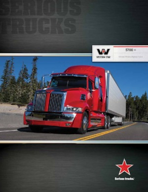 ट्रक ट्रैक्टर - ट्रैक्टर यूनिट Western Star 5700 XE 40