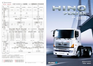 ट्रक ट्रैक्टर - ट्रैक्टर यूनिट Hino 700 SH 1EESA-MXD 4x2