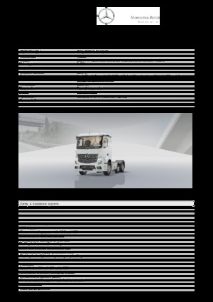 ट्रक ट्रैक्टर - ट्रैक्टर यूनिट Mercedes-Benz Actros 2453 LS 6x2