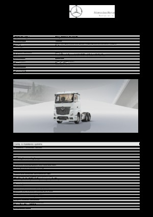ट्रक ट्रैक्टर - ट्रैक्टर यूनिट Mercedes-Benz Actros 2651 LS 6x4