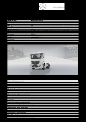 ट्रक ट्रैक्टर - ट्रैक्टर यूनिट Mercedes-Benz Arocs 1846 LS 4x2