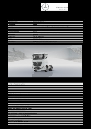 ट्रक ट्रैक्टर - ट्रैक्टर यूनिट Mercedes-Benz Arocs 1852 LS 4x2